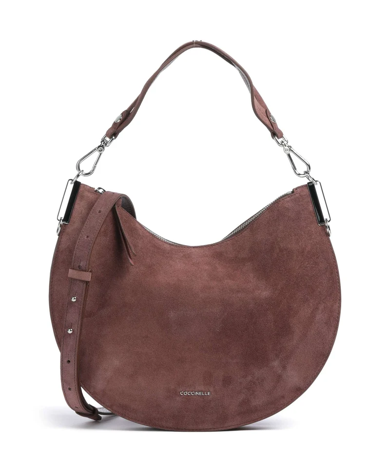Coccinelle Sunup Suede Bolso de hobo berry