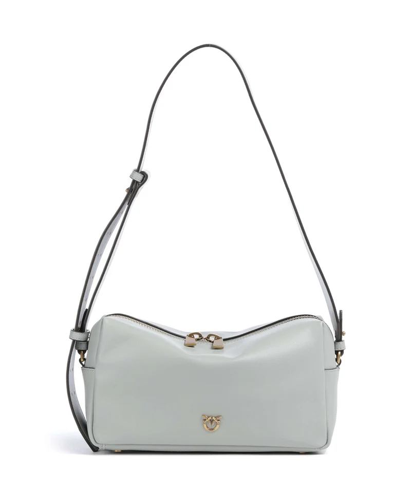 Pinko Bolso de hombro grigio perla/antique gold