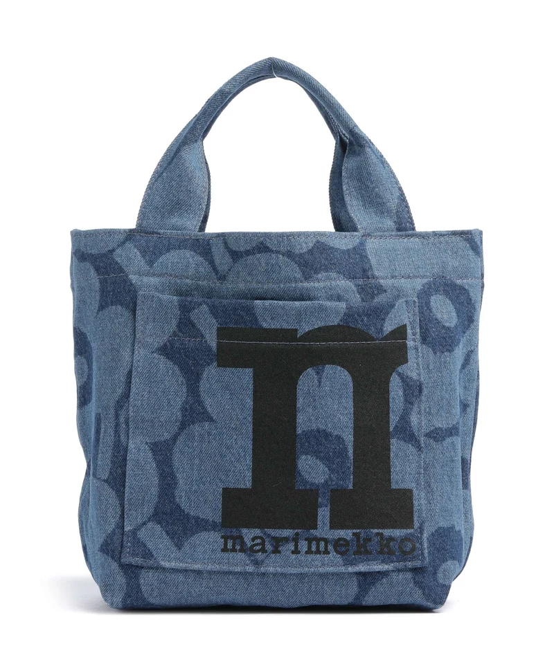 Marimekko Mono Unikko Mini Bolso de mano mid indigo