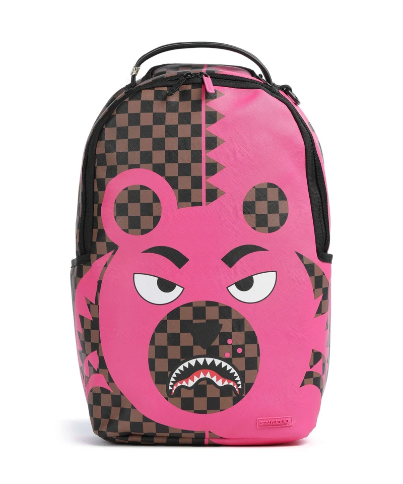 Sprayground Pink Bear Shark Mochila multicolour