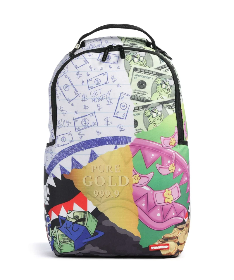 Sprayground Mean Money Collage Mochila multicolour
