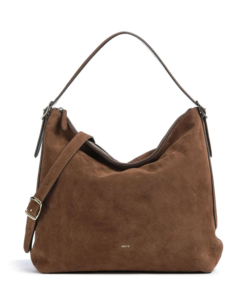 Abro Suede Carina Bolso de hobo wood