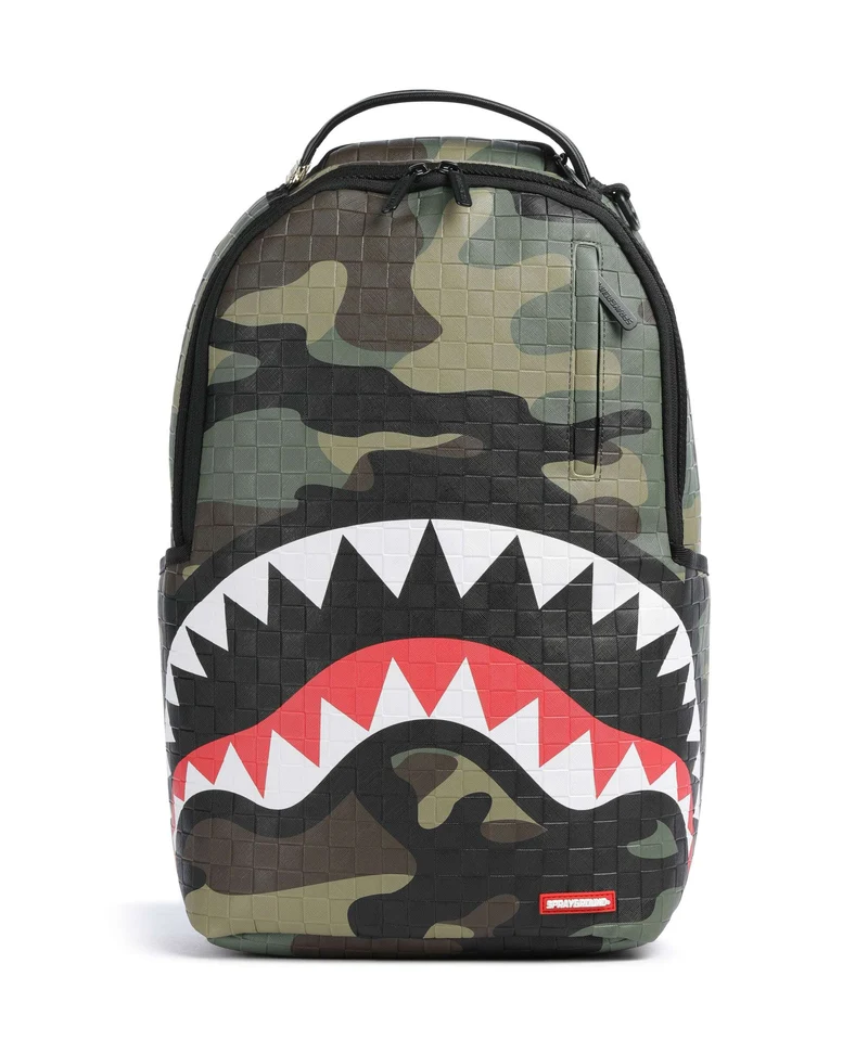 Sprayground Woodland Camo Check Mochila multicolour