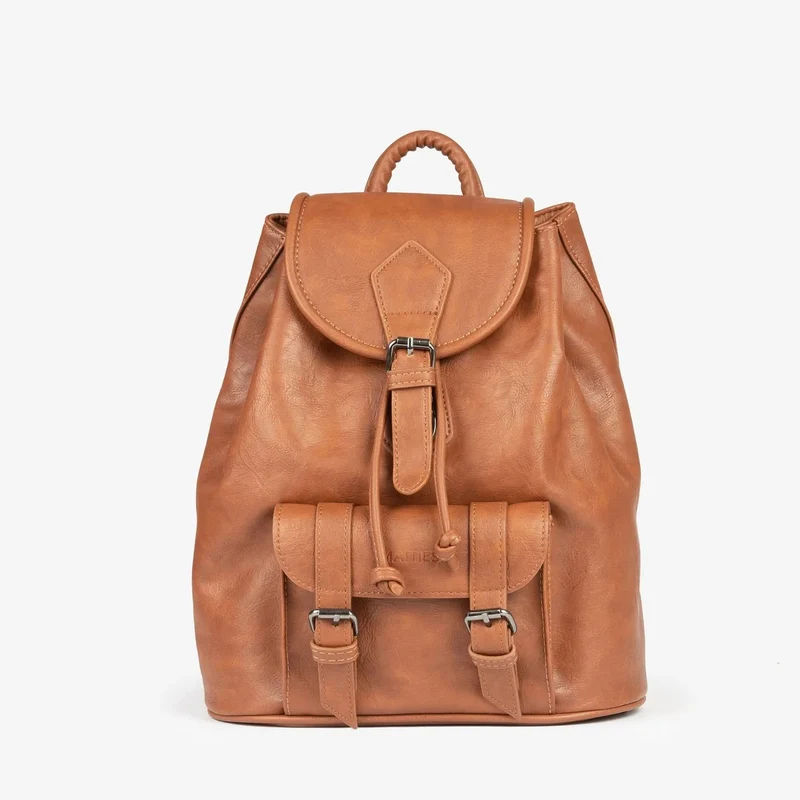 Mochila unisex clásica Matties Cuero