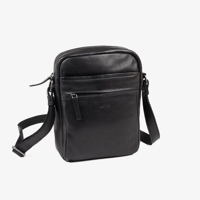 Bolso Hombre piel (21x26,5 cm) Matties Cow Silky Negro