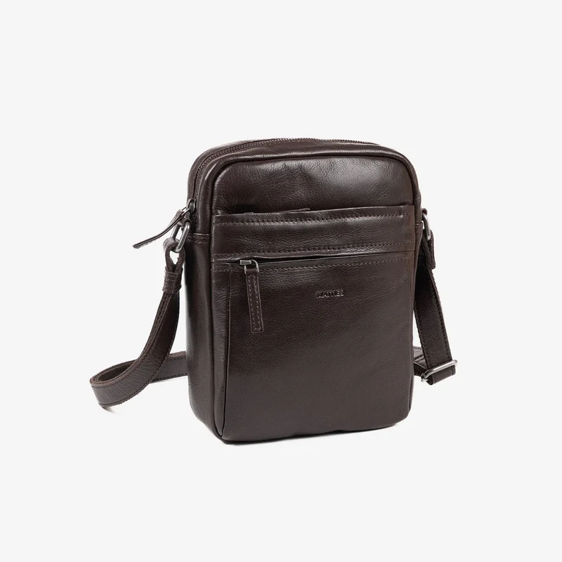Bolso Hombre piel (21x26,5 cm) Matties Cow Silky Marrón