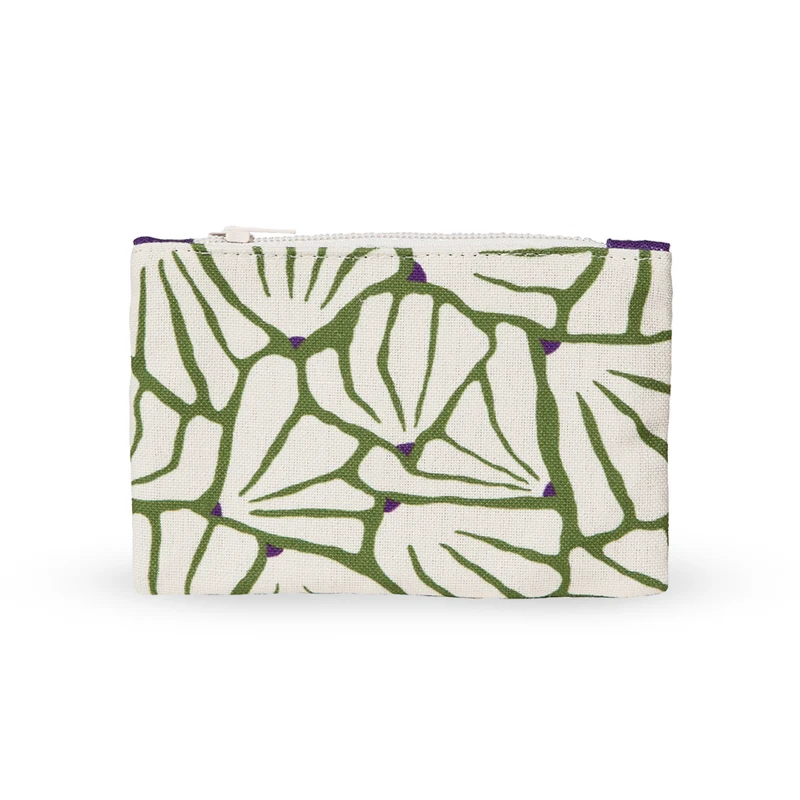Monedero 'Flors Verde'