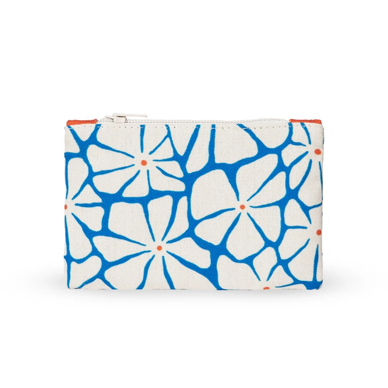 Monedero 'Flors Azul'