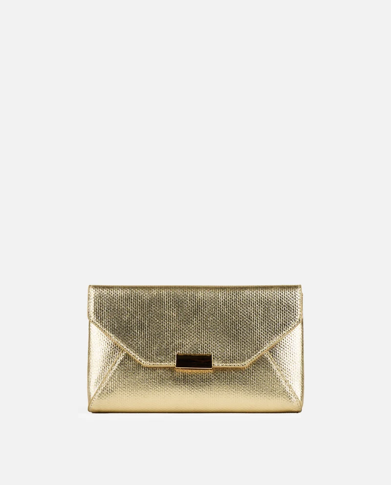 BOLSO SOBRE METALIZADO ORO