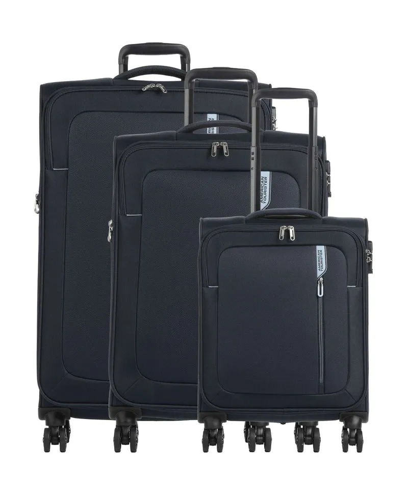 American Tourister Nitestream Juego de maletas (4 ruedas) navy/blue