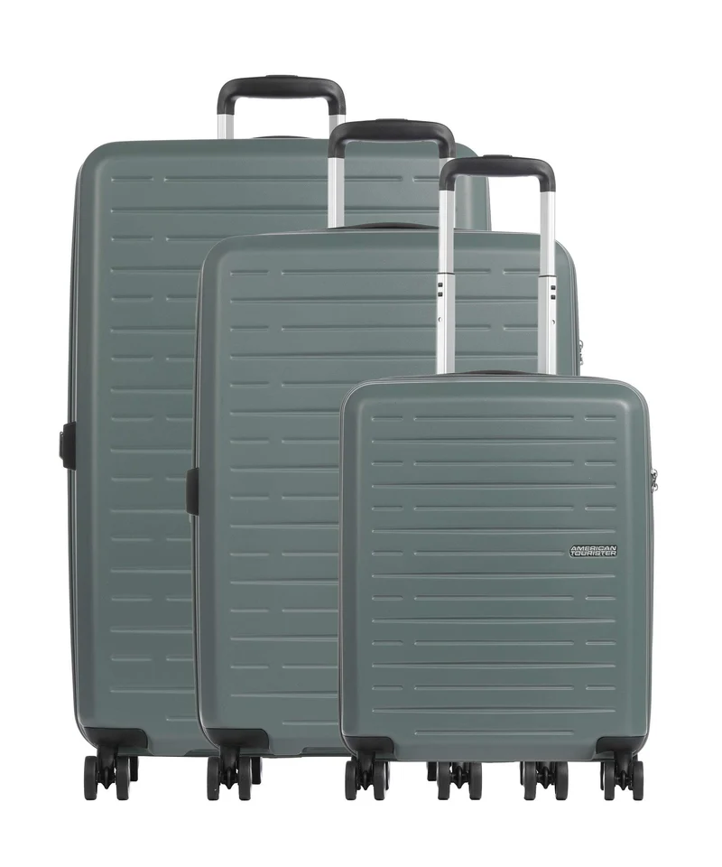 American Tourister Aerojoy Juego de maletas (4 ruedas) dark forest
