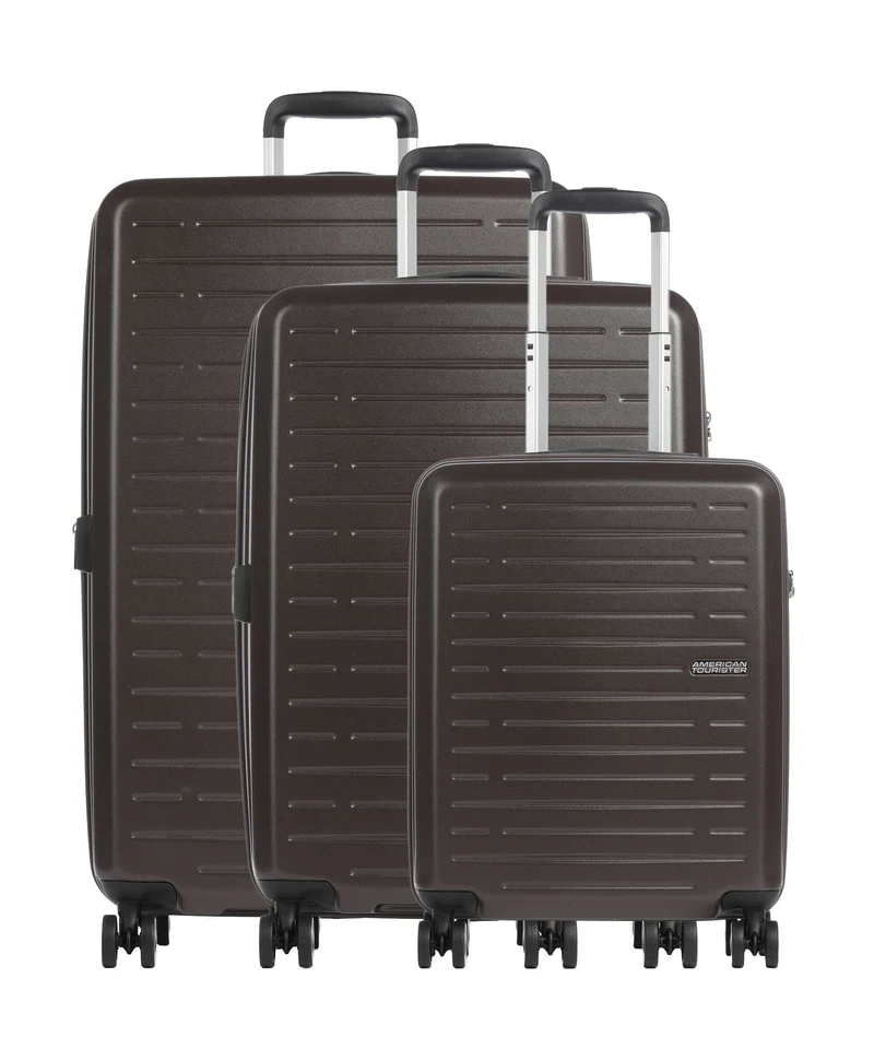 American Tourister Aerojoy Juego de maletas (4 ruedas) metallic brown