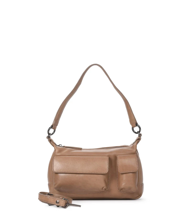Bolso de hombro de piel THB Pocket