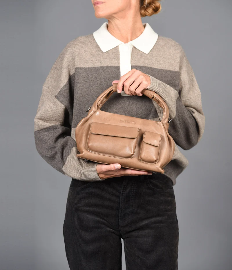 Bolso de mano de piel THB Pocket