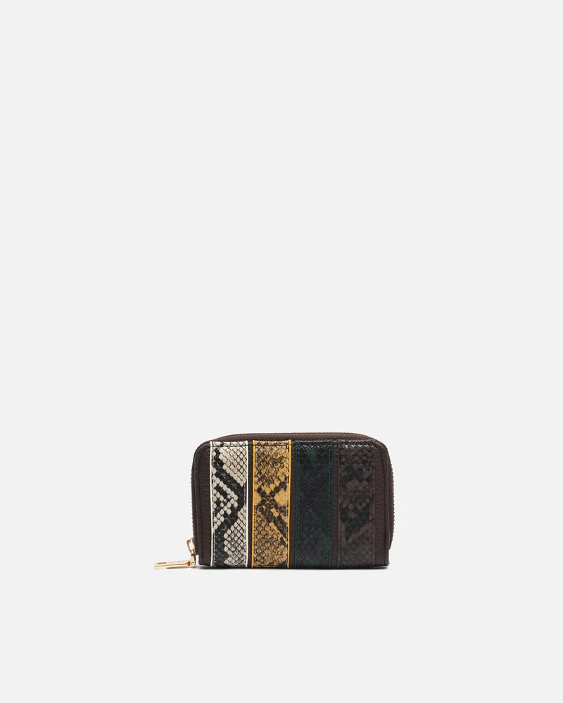 Toksa portamonedas con estampado animal print