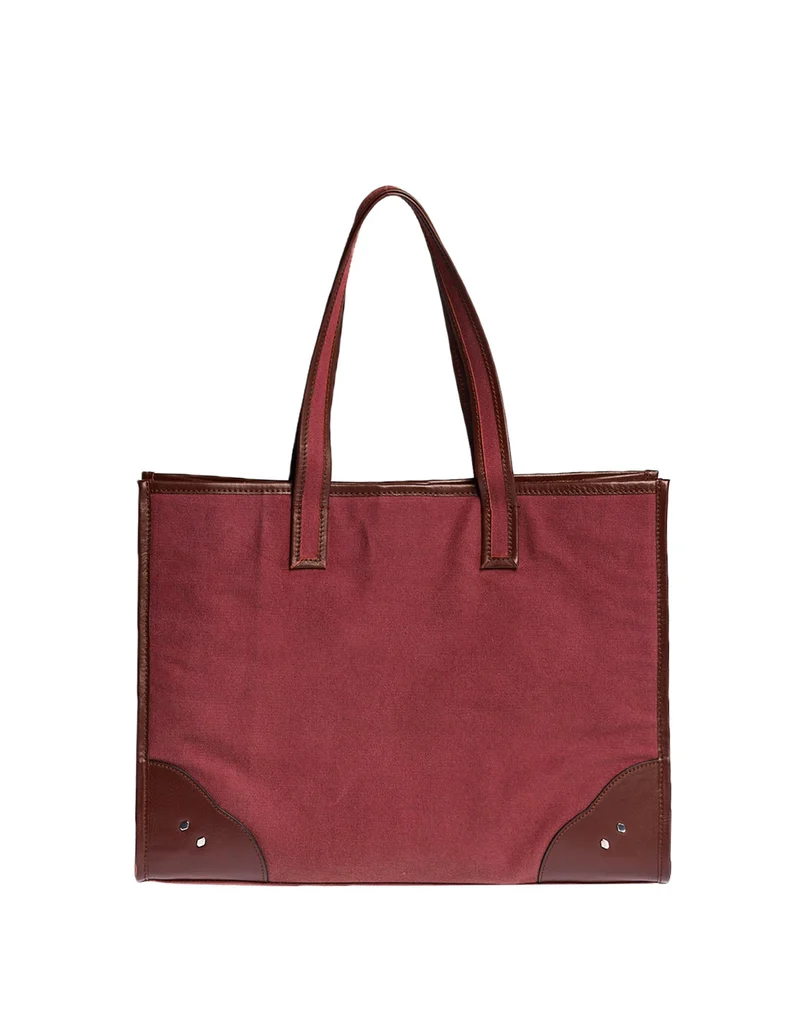 BOLSO ESTUDIANTE SARGA BURDEOS