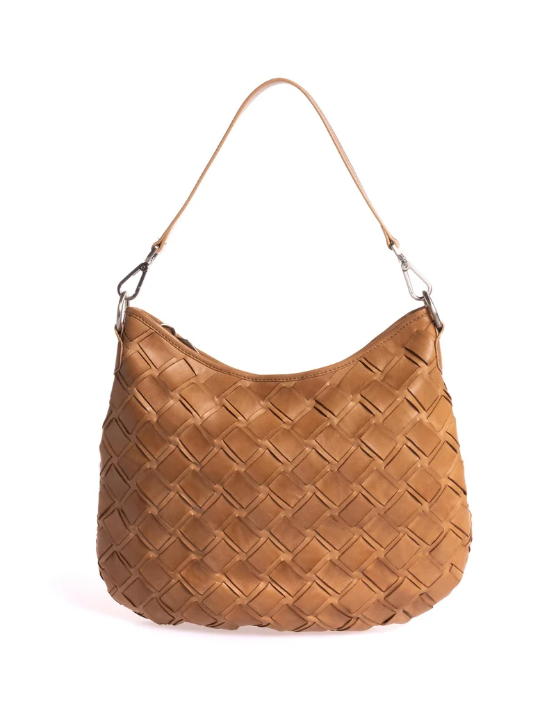 BOLSO PEQUEÑO TRENZADO SAND