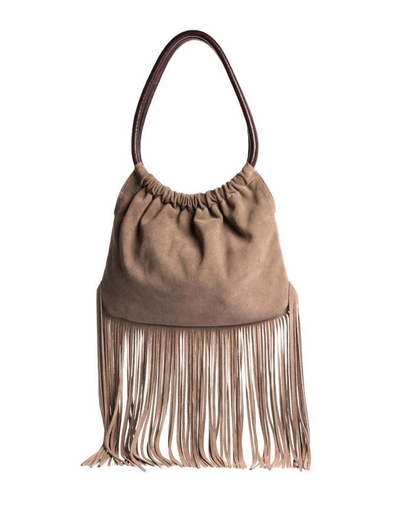 BOLSO ANTE FLECOS TOPO