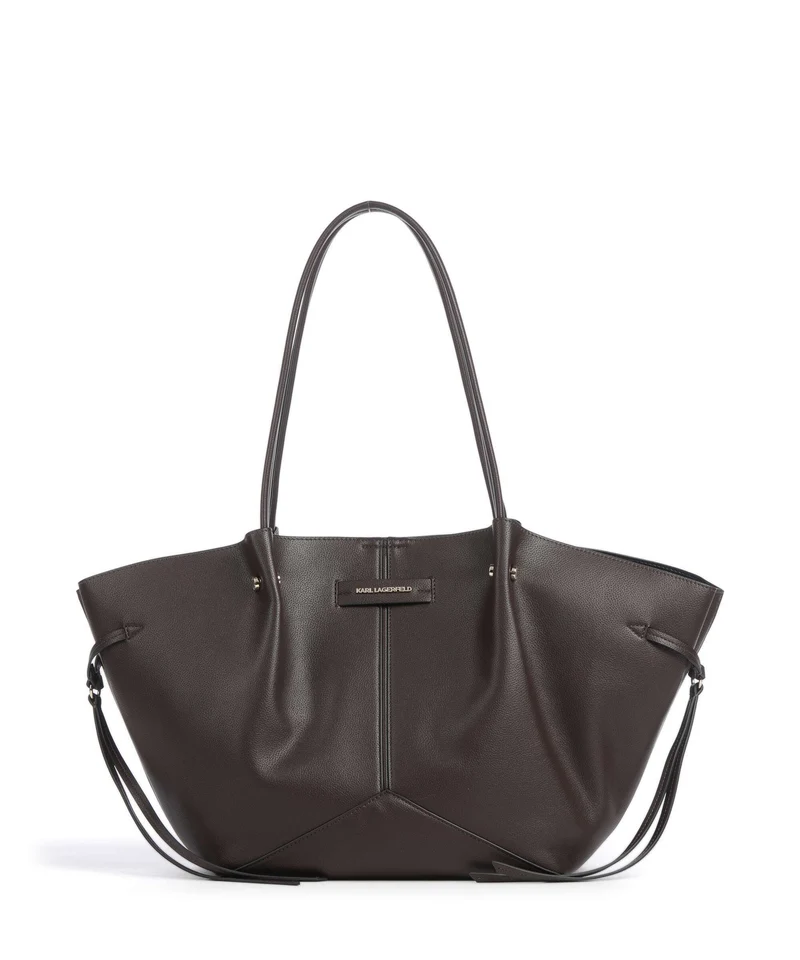 Karl Lagerfeld K/Pierced Medium Bolsa shopping tobacco