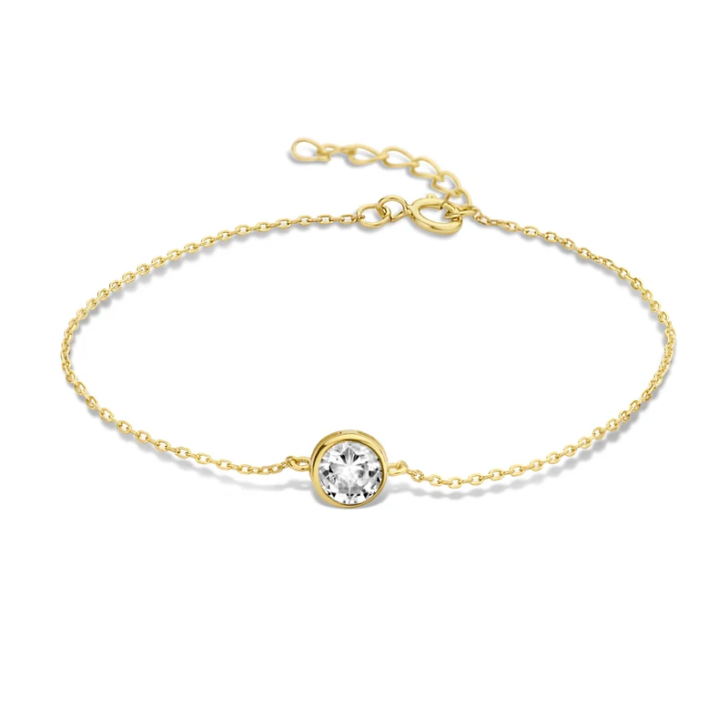 Violet Hamden Venus 925 Sterling Zilveren Gold Plated Armband met Geboortesteen VH320010-NOV