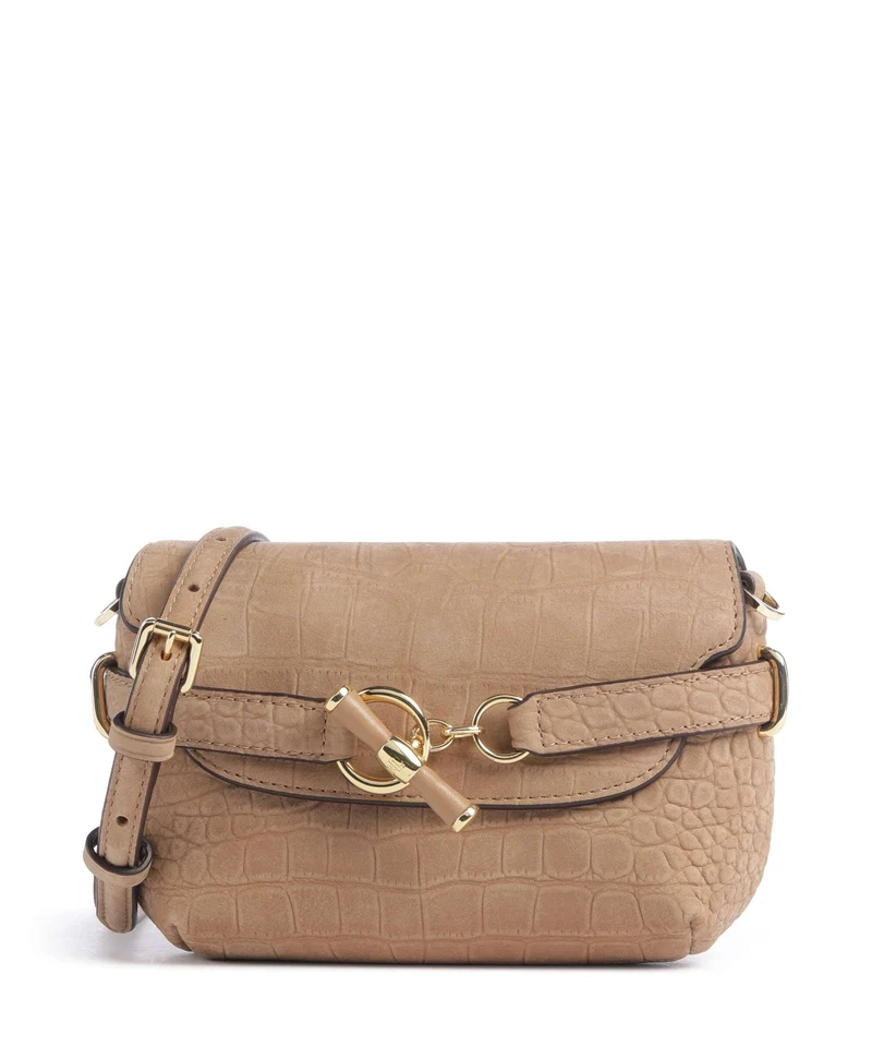 Lauren Ralph Lauren Blaike Small Bandolera camel