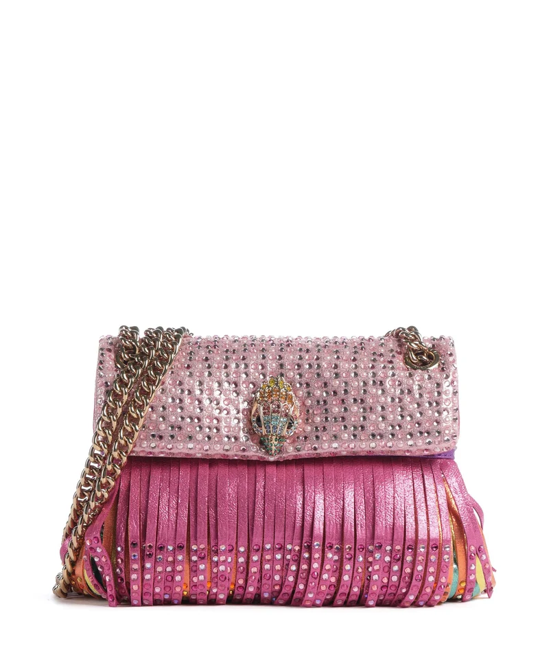 Kurt Geiger Kensington Mini Fringe Bolso de hombro multi