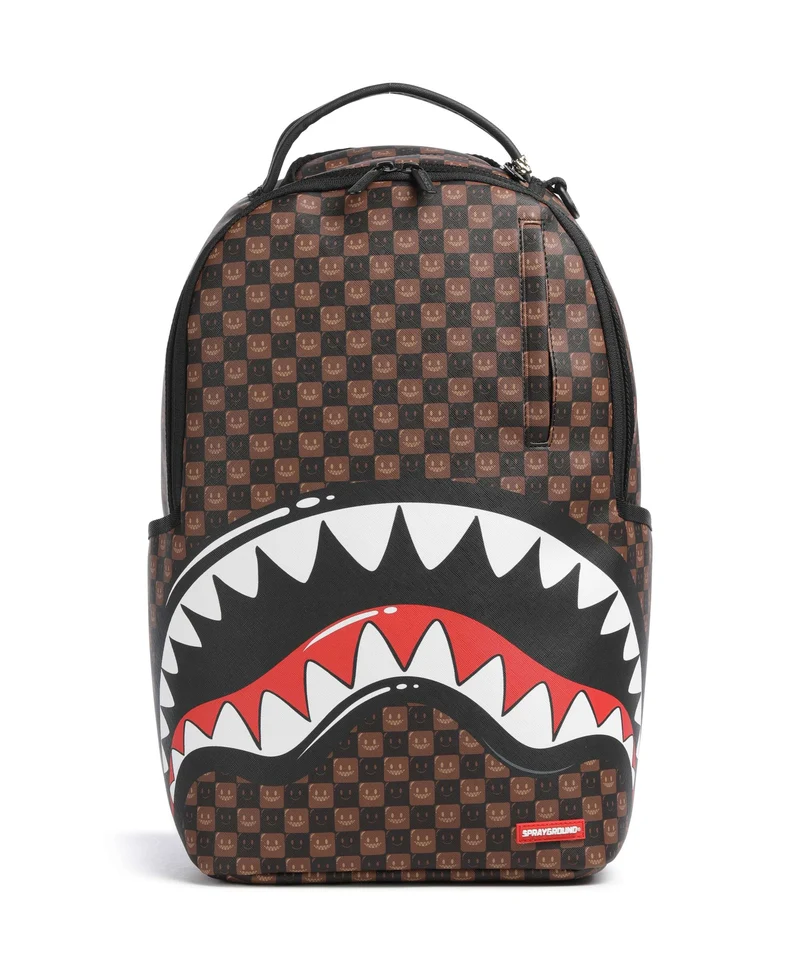 Sprayground Sharks In Paris Wtf Bubble Brown Check Mochila multicolour