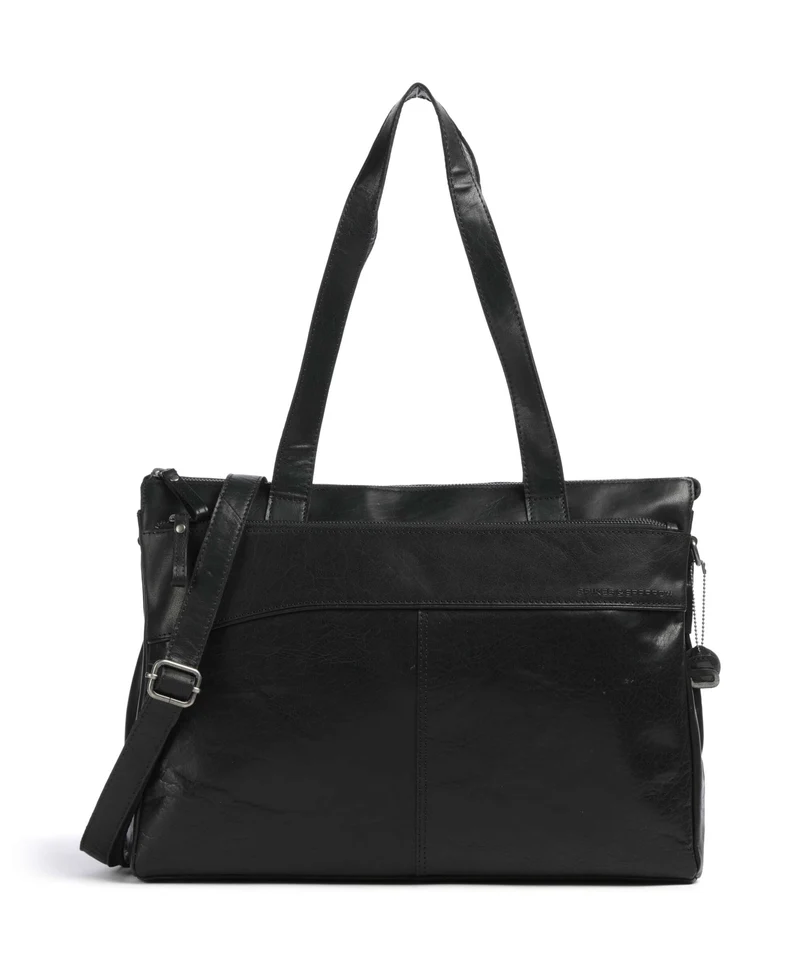 Spikes & Sparrow Bronco Yasmijn Bolsa shopping black