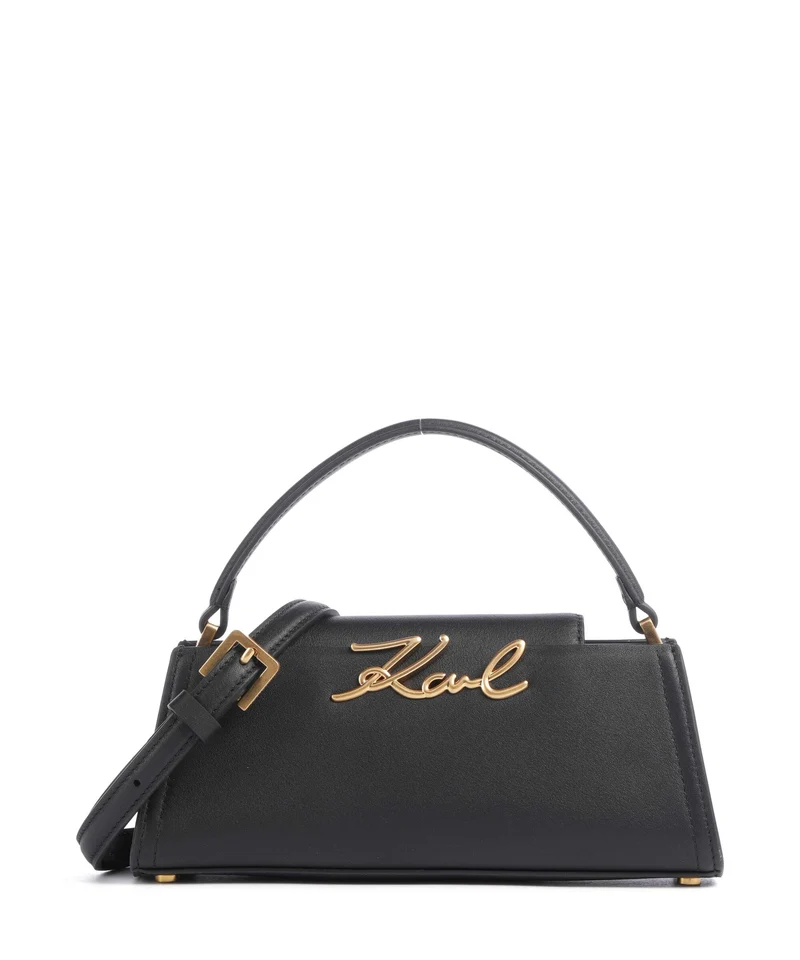 Karl Lagerfeld K/Signature Mini Bolso de mano black/gold