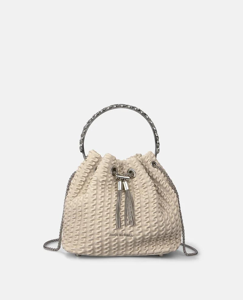 BOLSO BOMBONERA RELIEVE
