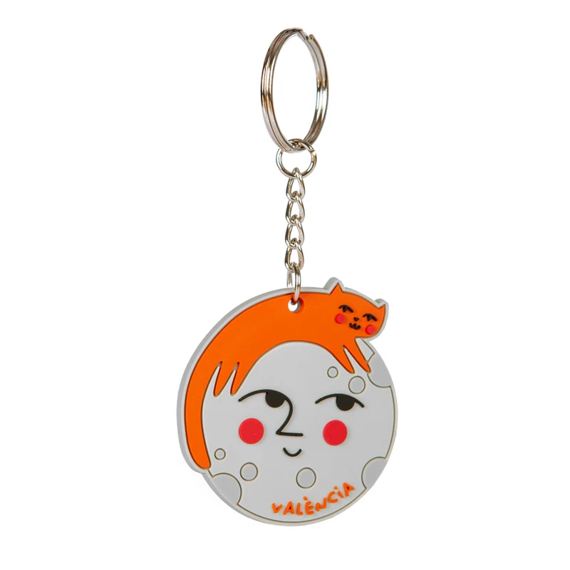 Llavero 'Luna con gato' Valencia