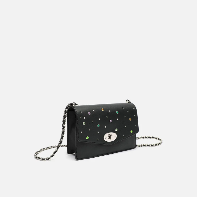 Gici bolso de fiesta con tachuelas de colores ED.