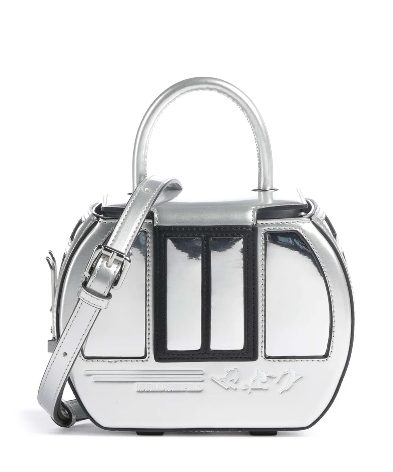 Karl Lagerfeld Ikon Bandolera silver