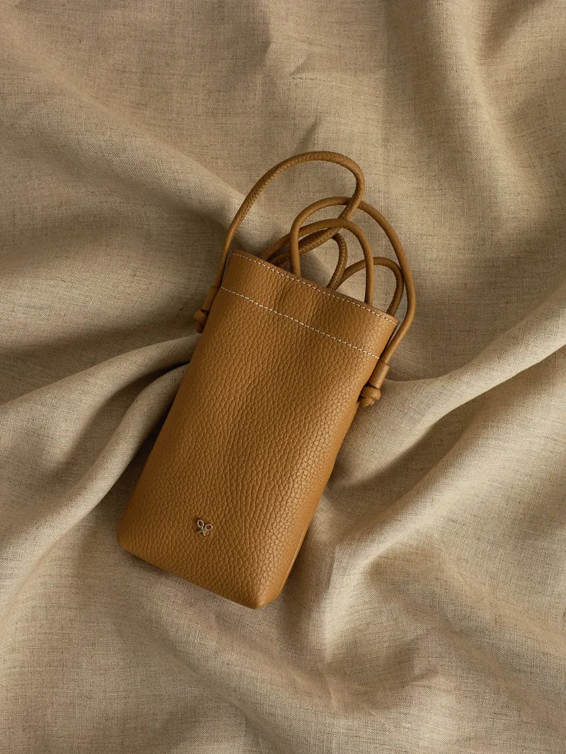 Minibolso nudo camel