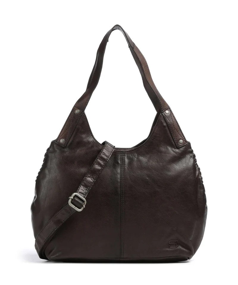 Spikes & Sparrow Apache Marthe Bolso de hobo dark brown
