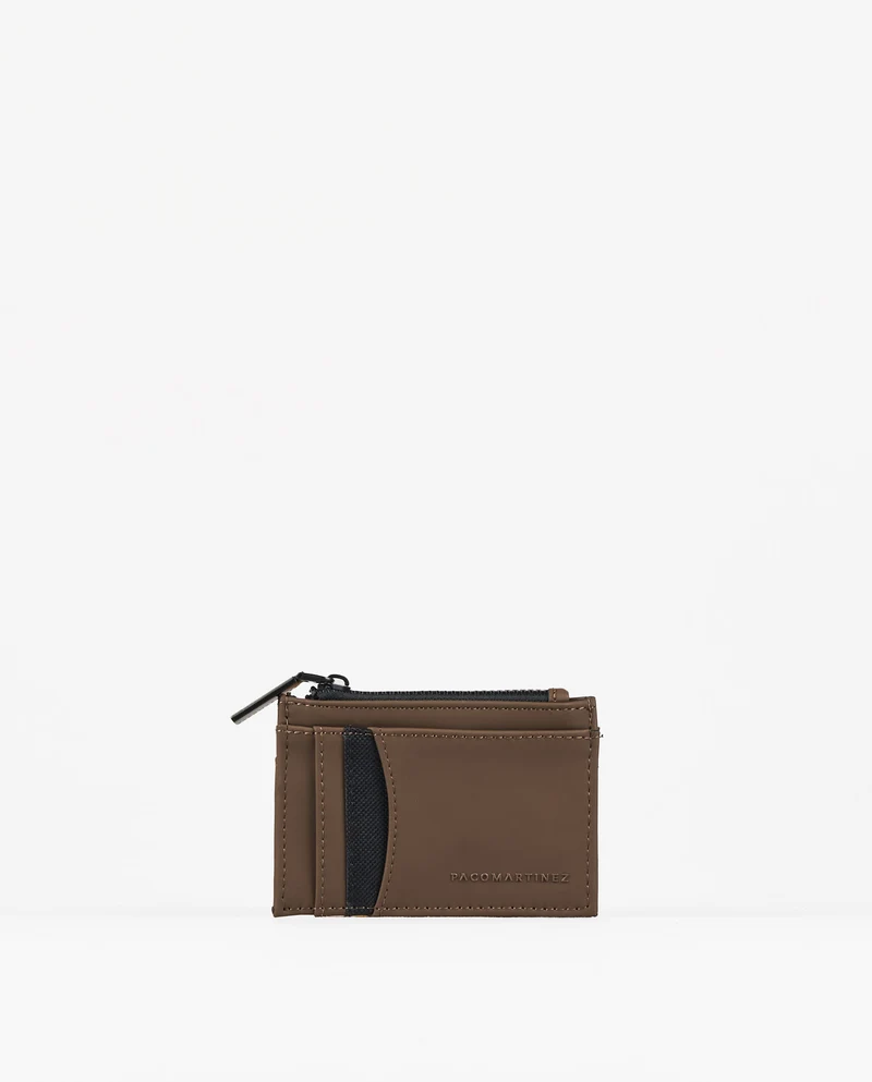 MONEDERO TARJETERO NYLON ENGOMADO