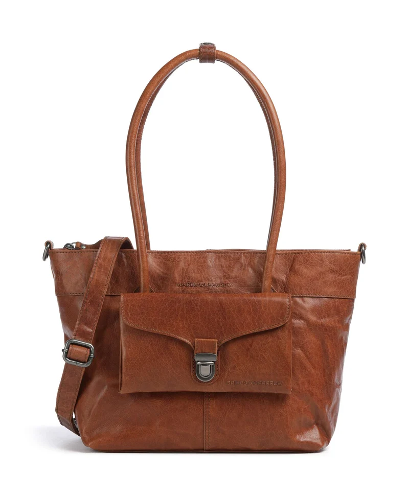 Spikes & Sparrow Bronco Yara Bolsa shopping brandy