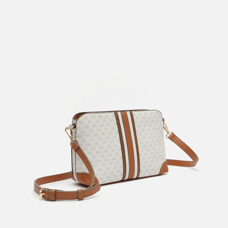 Eveline bolso bandolera pequeño con estampado monogram