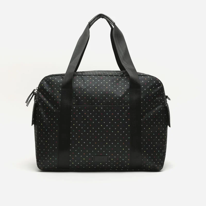 Estri bolsa fin de semana estampado de estrellitas con bandolera extraíble ED.
