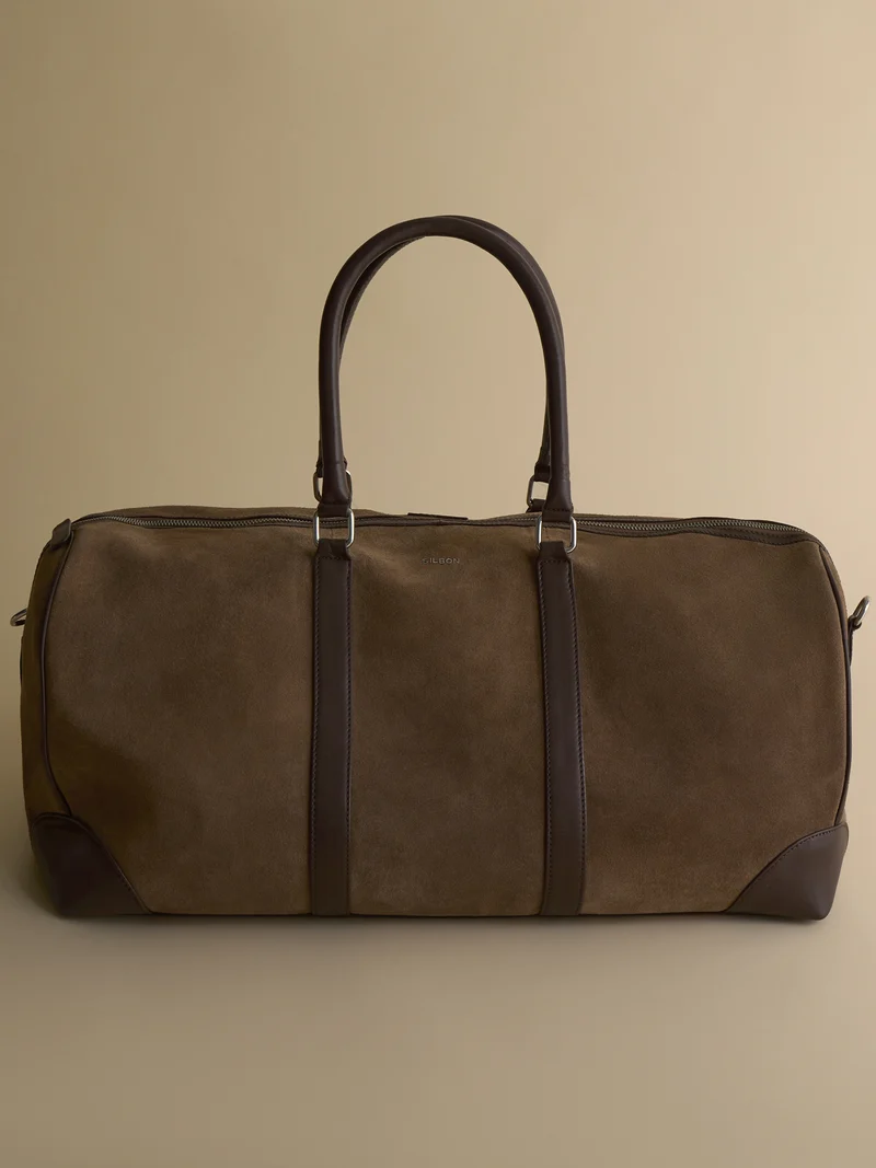 Bolsa de viaje piel business marron oscuro