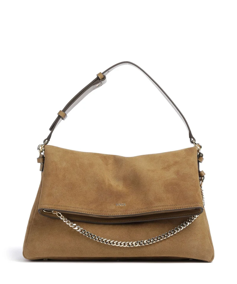 BOSS Yelena Bolso de hombro medium beige