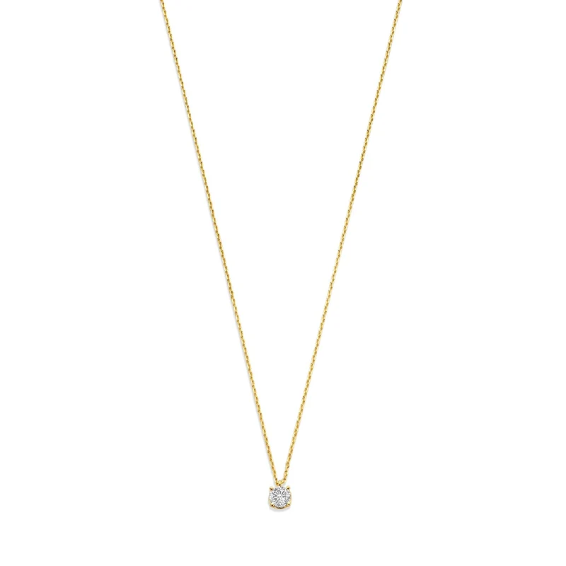 Beloro Jewels Monte Napoleone Stella 9 Karaat Ketting BO340044