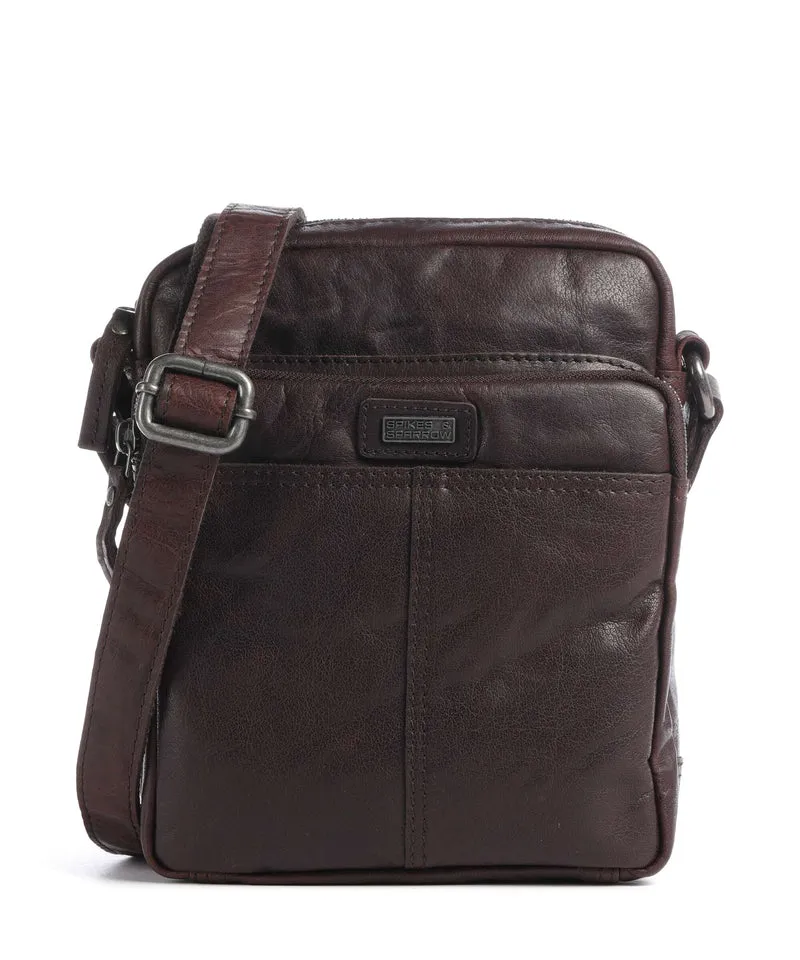 Spikes & Sparrow Bronco Vermont Bandolera dark brown
