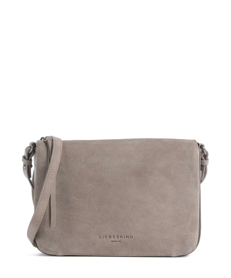 Liebeskind Nina Hydro Suede M Bandolera neutral grey
