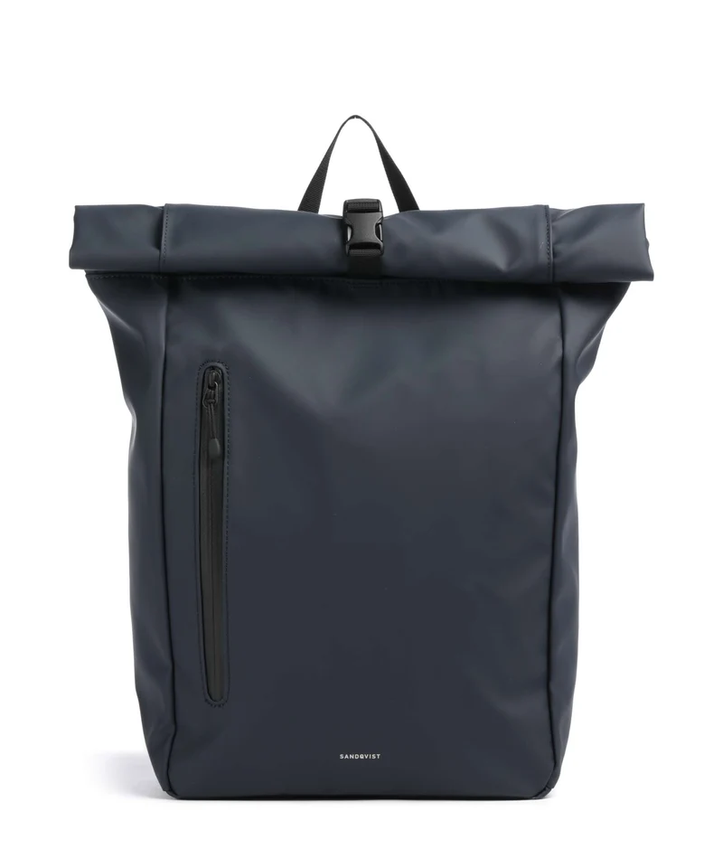 Sandqvist Stream Mochila roll-top navy
