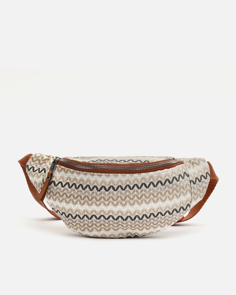 Tarvos riñonera con estampado jacquard