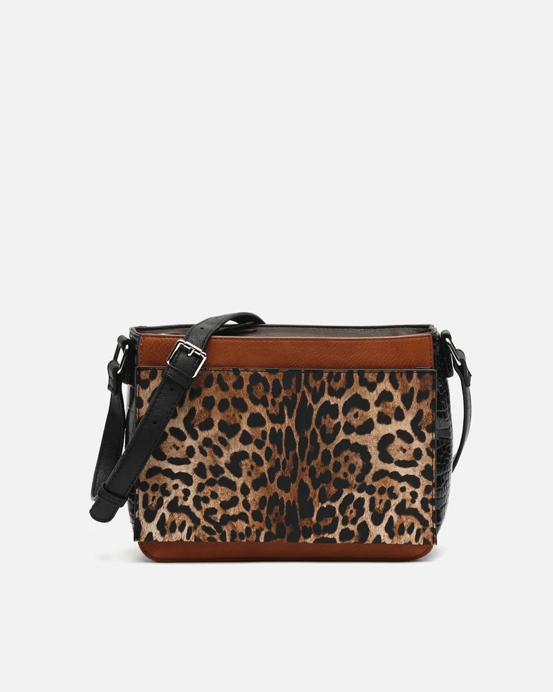 Belindas bolso bandolera animal print ED.