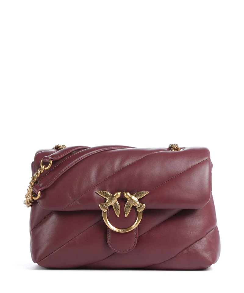 Pinko Love Puff Classic Bolso de hombro ribes intenso/antique gold
