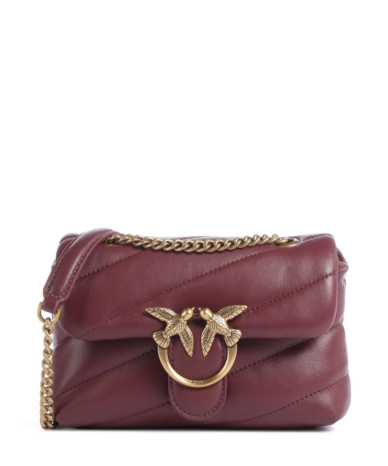 Pinko Love Puff Baby Bolso de hombro ribes intenso/antique gold