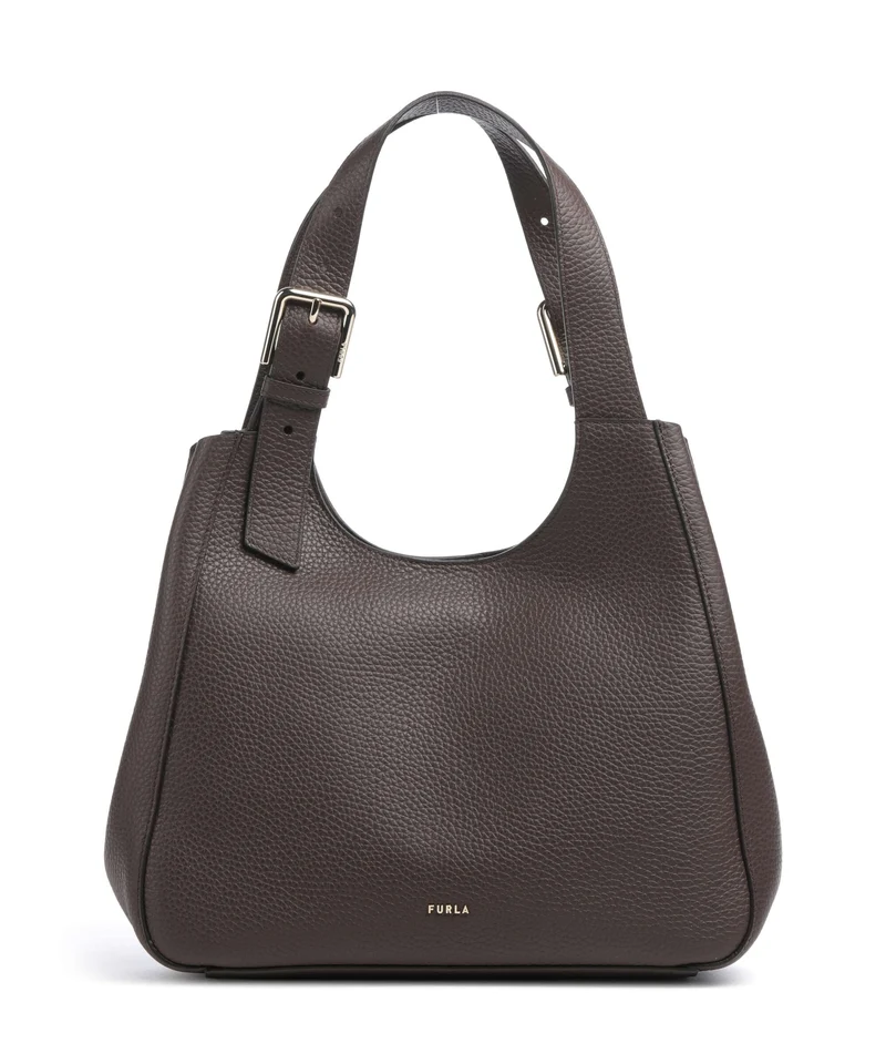 Furla Dora M Bolsa shopping cioccolato